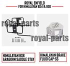 Royal Enfield Aragon Saddle Stay & Brake Fluid Cap SS For Himalayan BS4 & BS6