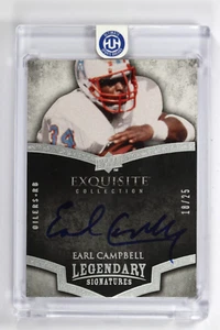 2009 Upper Deck Exquisite Earl Campbell Legendary Signatures Auto /25 - Picture 1 of 2
