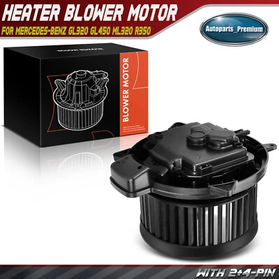 Motor soplador calentador HVAC con jaula ventilador para Mercedes-Benz X164 W164 W251 GL350 ML320 Foto 1 de 4