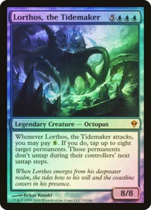 Magic The Gathering MTG LORTHOS, THE TIDEMAKER FOIL Zendikar NM Near Mint - Picture 1 of 1
