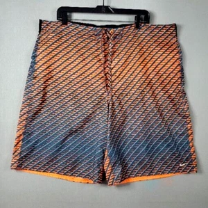 Nike Herren Gr. XXL Mehrfarbig Geometrisch Kordelzug Badehose Boardshorts Taschen - Bild 1 von 8