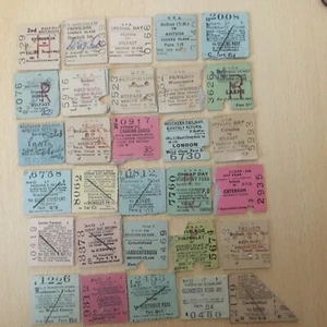 30. X. Half. Railway. Tickets, ( Re- 16, ) - Picture 1 of 1