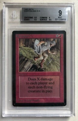 Earthquake Beta MTG Magic The Gathering Reserved List - Image 1 of 2