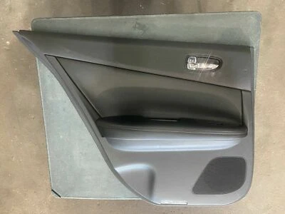 09-14 NISSAN MAXIMA SV BLACK W/RED STITCH DRIVER LEFT REAR DOOR PANEL OEM - Image 1 of 4
