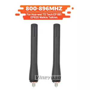 Antena de radio walkie talkie 800-896 MHz Hua-wei TD Tech EP681 EP820 2 PIEZAS - Imagen 1 de 11