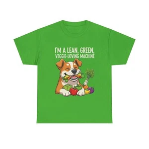 Funny Vegan Dog Tee Shirt, Animal Lover Gift, Plant-Based Pet Owner Top Women - Picture 1 of 12