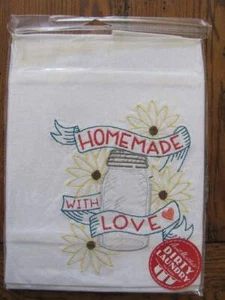 Toalla de cocina Tía Martha "Hecha en casa con amor" toalla bordada - Imagen 1 de 1