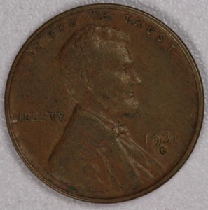 1931-D Lincoln centesimo di grano 1C - Foto 1 di 2