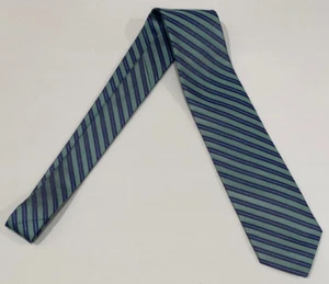 BROOKS BROTHERS Mens Silk Tie Proudly Made in New York USA Green/Purple Stripe - Picture 1 of 7