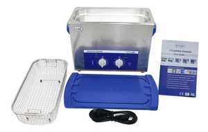 3L Timer Heated Ultrasonic Jewelry Printer Head Sunglass Cleaner 120W DR-MH30 - Picture 1 of 10