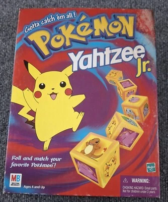 Vintage 1999 Pokemon Yahtzee Jr ( Not Complete) See Photos - Image 1 of 4