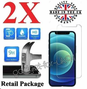 Tempered Glass Screen Protector Screen Saver For iPhone 16 15, 13, 6,7 14 11 12 - Picture 1 of 6