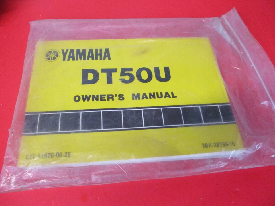  NOVO SEM ETIQUETAS OEM ORIGINAL DE FÁBRICA MANUAL DO PROPRIETÁRIO YAMAHA 1988 DT50 U ENDURO - Imagem 1 de 1
