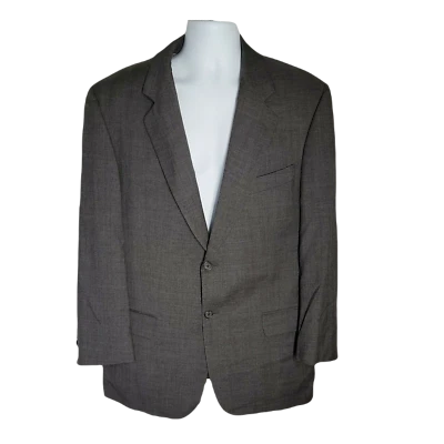 Chaqueta Traje John Nordstrom Classy 2 Botones ~ Talla 46 ~ Gris ~ Forrada  Foto 1 de 4