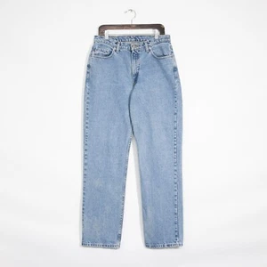 Vintage Polo Ralph Lauren Jeans 32x34 Faded Distressed Light Wash Classic Style - Picture 1 of 9