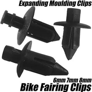 15x clip rivestimento corpo carenatura moto pannello di lavoro rivestimento rivestimento 8 mm 7 mm 6 mm foro - Foto 1 di 1
