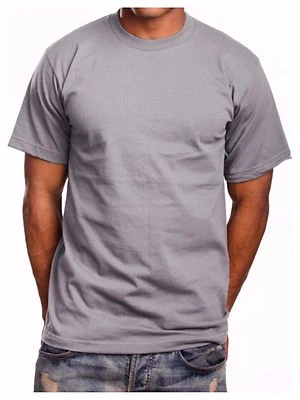 Lote de camisetas para hombre MAX HEAVY WEIGHT cuello redondo S-7X LT-5XLT camiseta grande alta lisa Foto 1 de 4