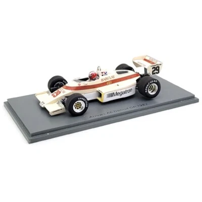 1983 Marc Surer Arrows A6 Detroit GP - 1/43 Spark Models - Immagine 1 di 3