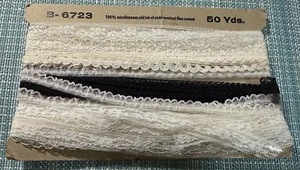Lot Mixed Lace ESTATE HEIRLOOM FROM LONG STORAGE UNDETERMINED YARDAGE AS IS - Picture 1 of 7