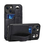Leather Wallet Flip hard silicon back case For iPhone 14 Pro Max 13 12 11 XS XR