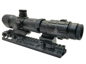 Red Dot Sight with 3x Flip to Side Magnifier Combo-UTG T-Dot Rifle Scope-Leapers - Picture 1 of 12