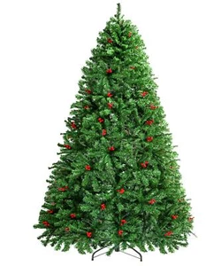 Christmas Tree 7.5ft Pre-Decorated Artificial with 1346 Tips, 84 Ornaments - Picture 1 of 7