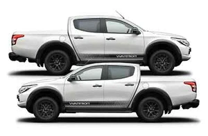 Calcomanías de guerrero gráficos rayas laterales Mitsubishi L200 pegatinas de cualquier color - Imagen 1 de 3