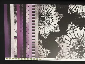 GLITZ DESIGN "PLUM CRAZY" COLLECTION 12X12 DS HEAVY PAPER - Picture 1 of 13