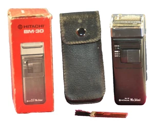 "HITACHI" BM-30 Mr Jelmi Retro Vintage Japanese Battery DC 3V Men's Shaver - Imagen 1 de 9