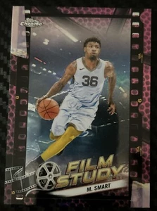 MARCUS SMART 2023-24 Topps Cromo ESTUDIO DE PELÍCULA ROSA REFRACTOR BALONCESTO Grizzlies - Imagen 1 de 2