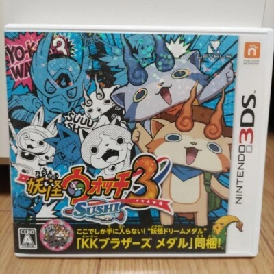Yo-kai Watch 3 Sushi Nintendo 3DS NTSC-J (Japón) versión japonesa - Imagen 1 de 3