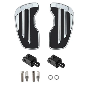 Chrome Driver Rider Footboards Floorboard For Harley for Softail Street Bob FXST - Picture 1 of 13