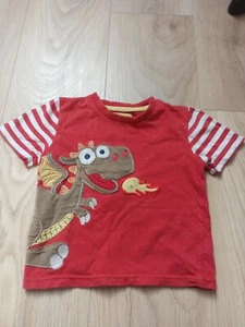 Tu Dinosaur Red T-shirt 18-24 Months - Picture 1 of 3