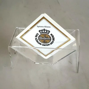 Warsteiner - Spitzen-Klasse - Bar Wirtshaus Werbung Serviettenuntersetzer Halter Caddy  - Bild 1 von 3