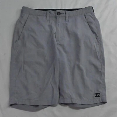 Billabong 28 x 10" Gray Submersibles Crossfire Tech Wicking Hybrid Shorts - Image 1 of 4