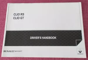 (Impresión 2013) SUPLEMENTO MANUAL RENAULT SPORT CLIO GT & CLIO GT - NO MANUAL - Imagen 1 de 4