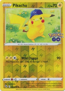 Pikachu 028/078 Pokemon Go Pokemon TCG Reverse Holo - Picture 1 of 1