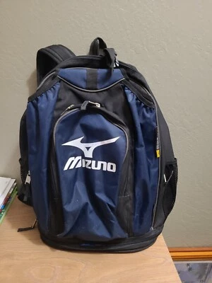 Mochila Mizuno organizadora grande pacote de taco série equipamento bolsa luva aderência azul - Imagem 1 de 4