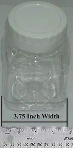 Tarros de almacenamiento de plástico PET, contenedores, alimentos, dulces, organizadores, tapas 24 OZ lote de 16 - Imagen 1 de 4