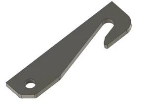 Crochet D'Attelage pour Weidemann Hoflader Hydraulique 40x37x325mm (Paire) - Foto 1 di 2