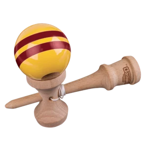 Duncan Komodo Kendama (3840KE-T) - Easy to Learn, Fun to Master! (Yellow / Red) - Picture 1 of 3