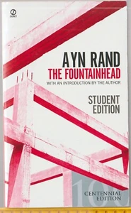 Ayn Rand The Fountainhead PB VG-EUC Novel Centennial Edition Buy3Get2 - Foto 1 di 2
