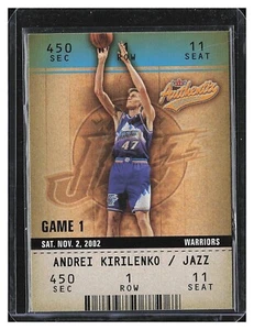 2002-03 Fleer Authentix #99 Andrei Kirilenko - Picture 1 of 2