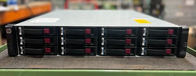 HP FCLSE-0801 2xP2000 G3 SAS MSA Dual Control LFF Array  12x 2TB 3.5' SAS HDD - Image 1 of 4