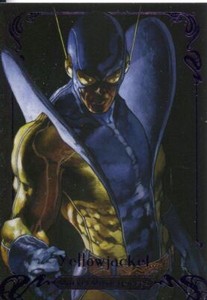Marvel Masterpieces 2018 Purple [199] Base Card 2 Yellowjacket