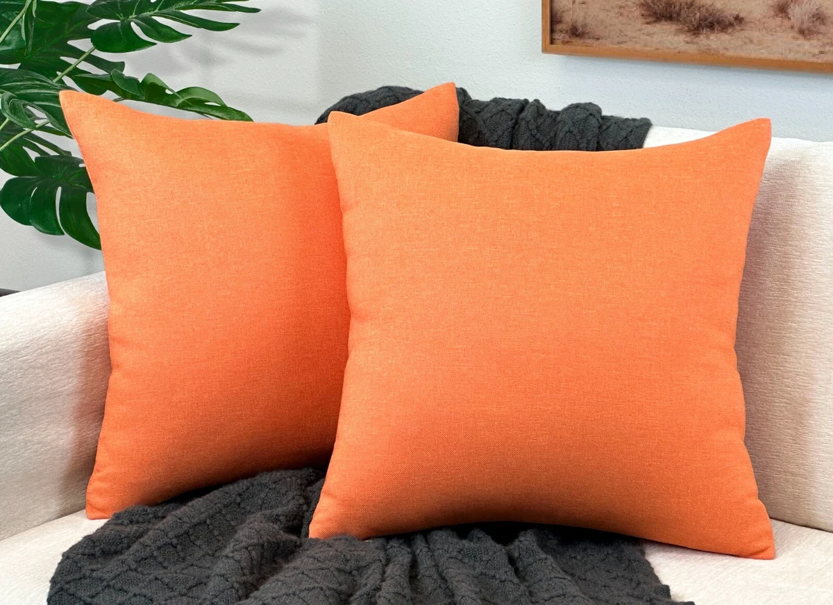 Natural Yellow Sunflower Lumbar Pillow Cover — 100% Cotton Linen, 12x20 Inches, Hidden Zipper - View #11