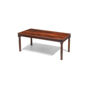Large Wooden Dining Table Indian Style with Iron Bracket Detailing 175cm x 90cm - Picture 1 of 6
