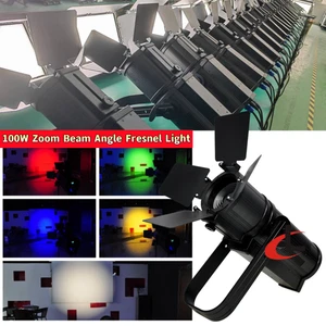 Mini foco Fresnel 100W LED RGBAL 5 en 1 escenario de concierto para estación de TV de estudio - Imagen 1 de 8