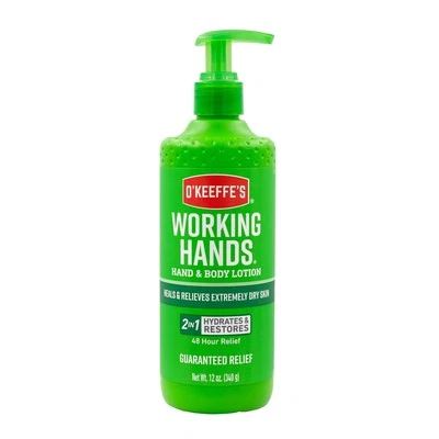 Loción para manos y cuerpo O'Keeffe's Working Hands - Bomba de 12 oz (1 paquete) -...  Foto 1 de 4