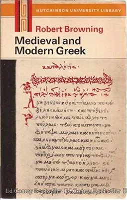 Medieval and Modern Greek - Paperback, by Browning Robert - Good - Image 1 of 2